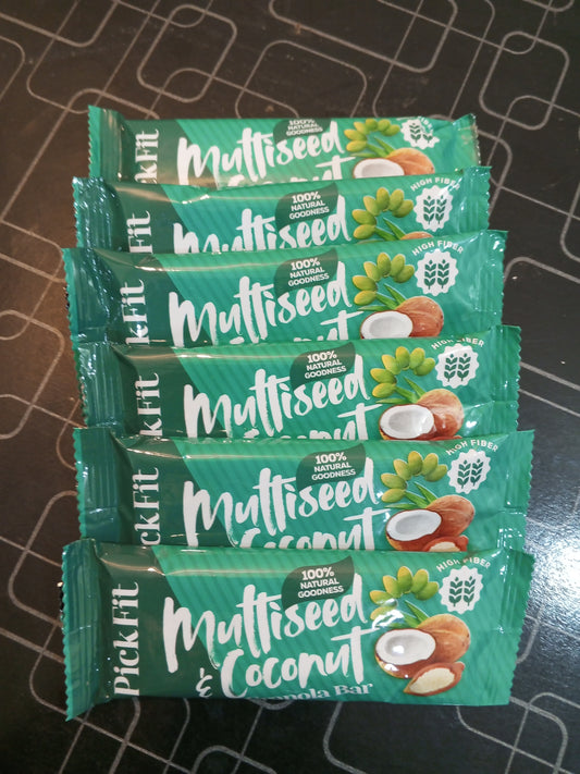 Multiseed and Coconut Granola Energy Bar