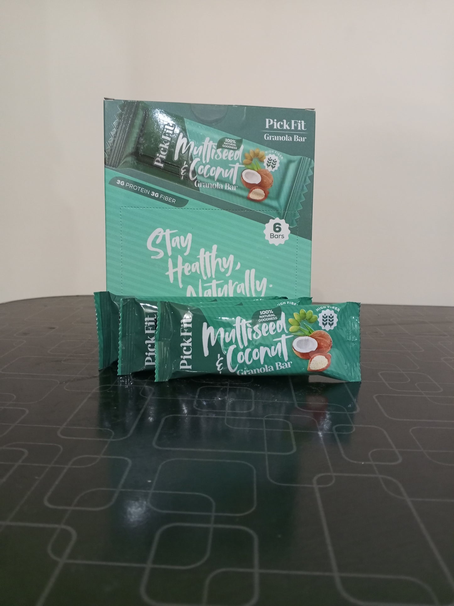 Multiseed  and Coconut Granola Energy Bar